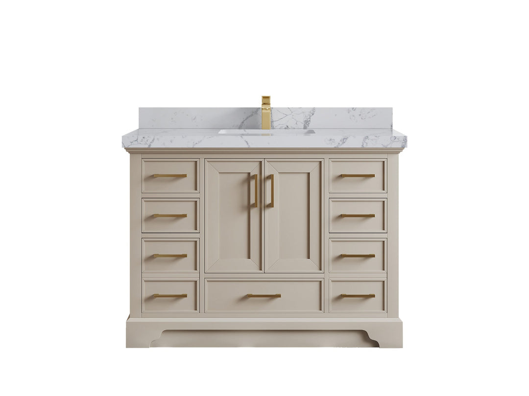 Charlotte 48 in. W x 22 in. D Single Sink Bathroom Vanity - Willow Bath and Vanity