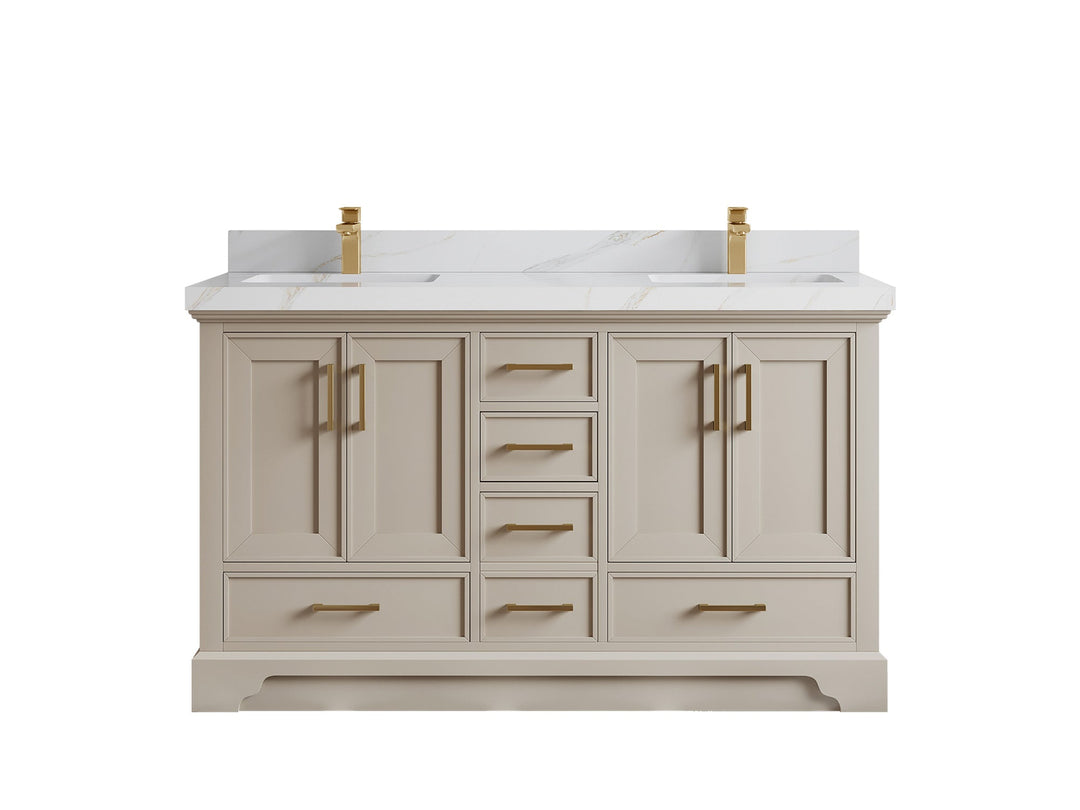 Charlotte 60 in. W x 22 in. D Double Sink Bathroom Vanity - Willow Bath and Vanity