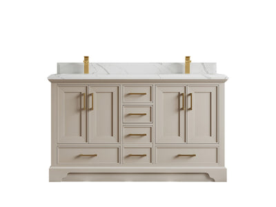 Charlotte 60 in. W x 22 in. D Double Sink Bathroom Vanity - Willow Bath and Vanity