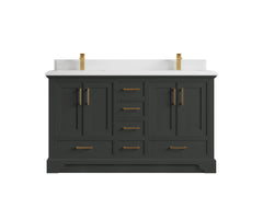 Charlotte 60 in. W x 22 in. D Double Sink Bathroom Vanity - photo 26