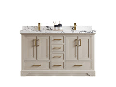 Charlotte 60 in. W x 22 in. D Double Sink Bathroom Vanity - photo 1