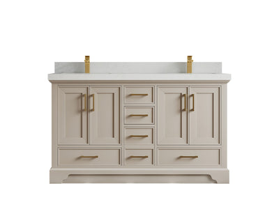 Charlotte 60 in. W x 22 in. D Double Sink Bathroom Vanity - Willow Bath and Vanity