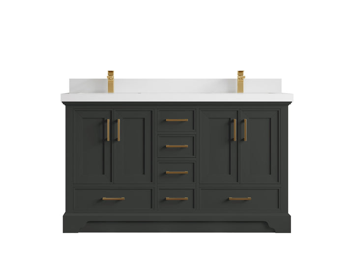 Charlotte 60 in. W x 22 in. D Double Sink Bathroom Vanity - photo 42