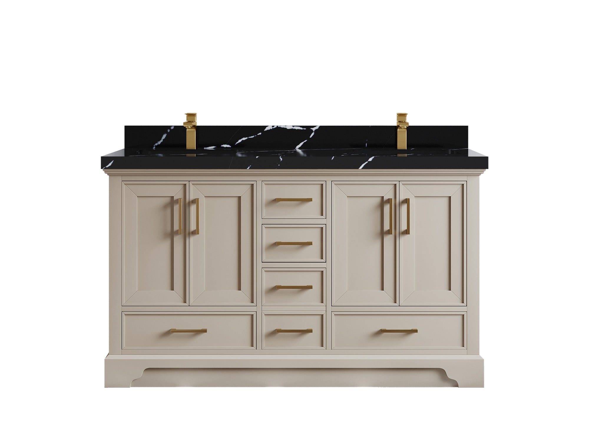 Charlotte 60 in. W x 22 in. D Double Sink Bathroom Vanity - Willow Bath and Vanity