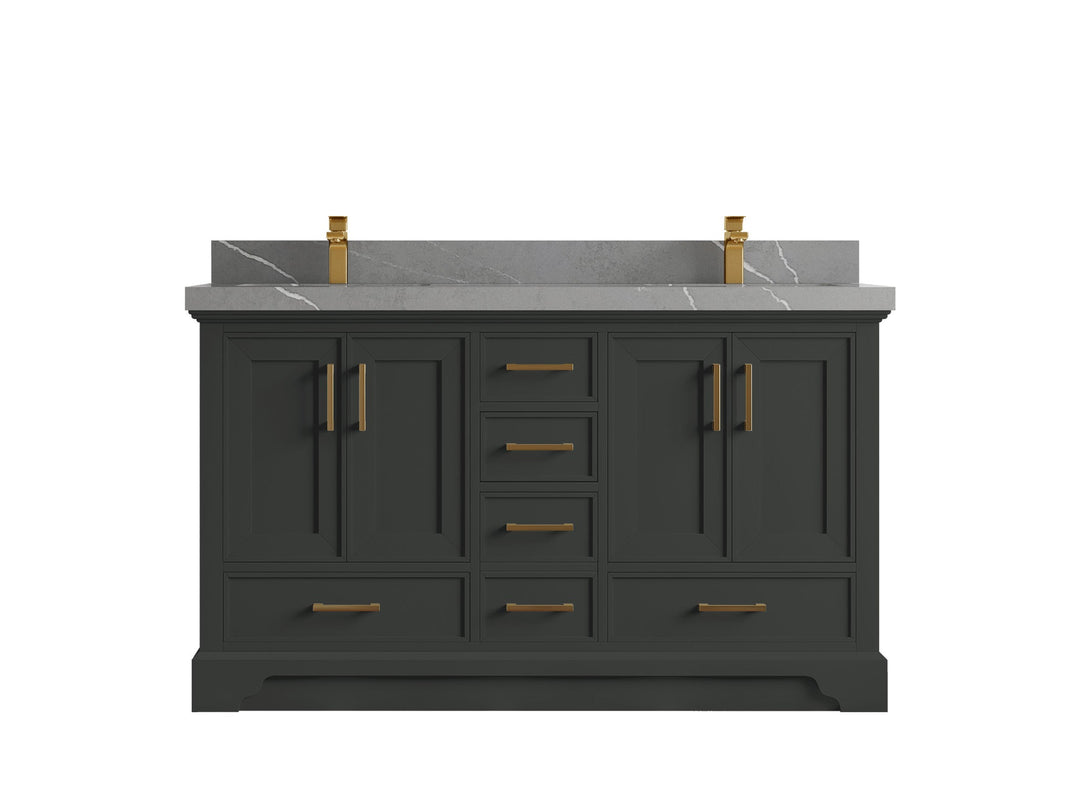 Charlotte 60 in. W x 22 in. D Double Sink Bathroom Vanity - Willow Bath and Vanity