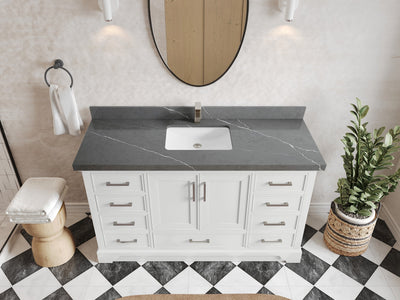 Charlotte 60 in. W x 22 in. D Single Sink Bathroom Vanity - Willow Bath and Vanity