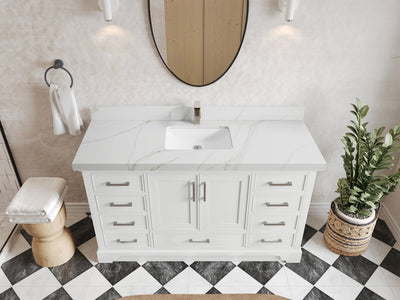 Charlotte 60 in. W x 22 in. D Single Sink Bathroom Vanity - Willow Bath and Vanity