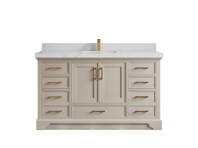 Charlotte 60 in. W x 22 in. D Single Sink Bathroom Vanity - Willow Bath and Vanity