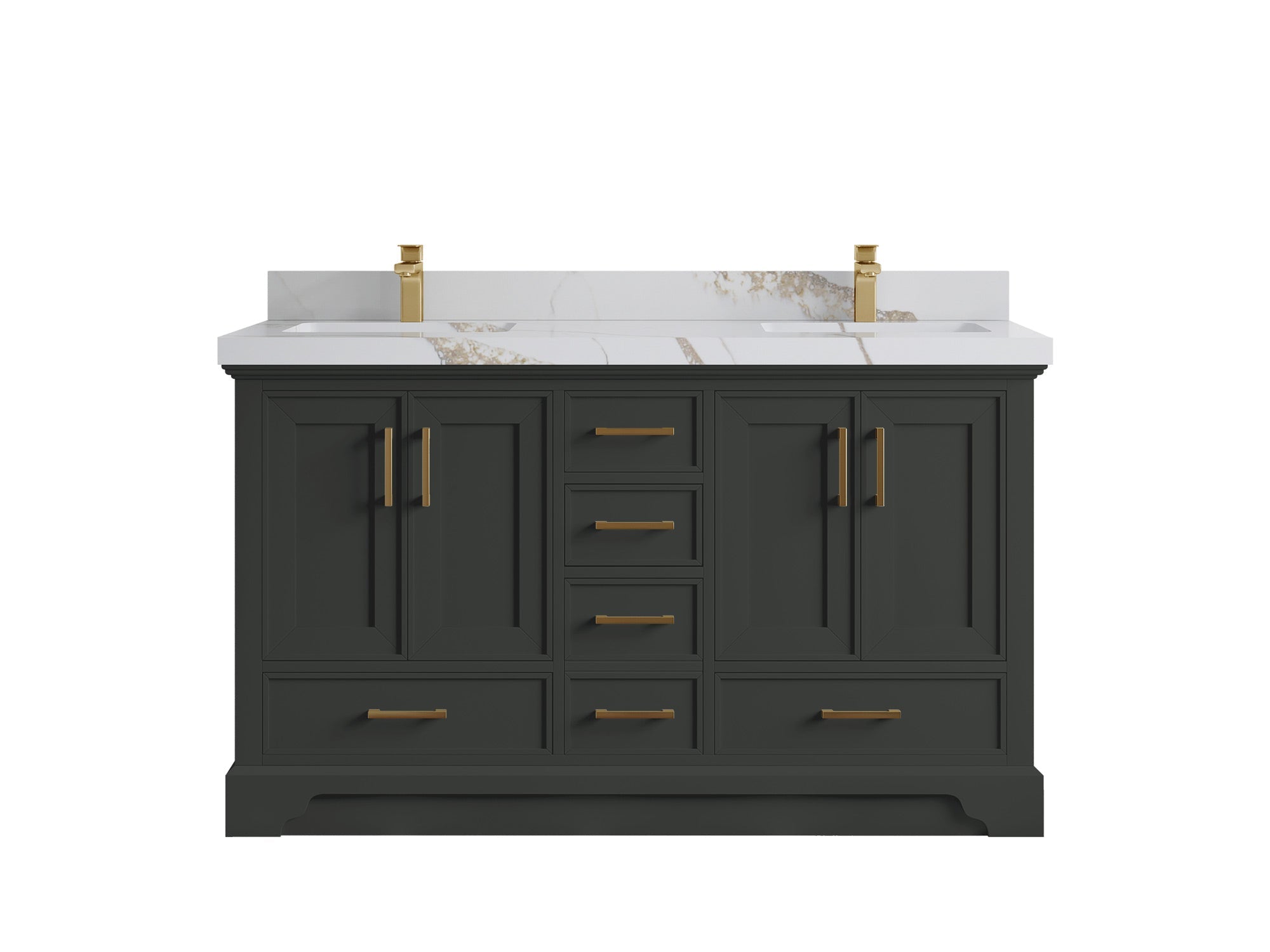 Charlotte 60 in. W x 22 in. D Single Sink Bathroom Vanity - Willow Bath and Vanity