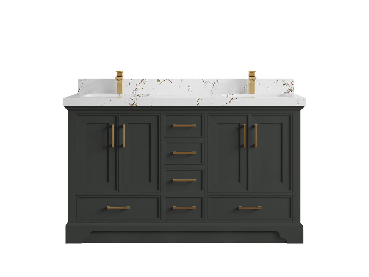 Charlotte 60 in. W x 22 in. D Single Sink Bathroom Vanity - Willow Bath and Vanity