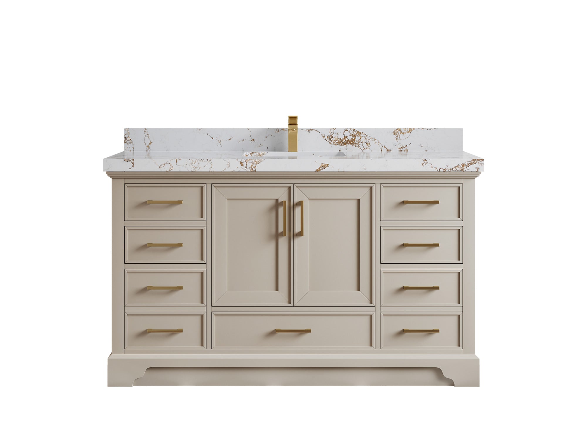 Charlotte 60 in. W x 22 in. D Single Sink Bathroom Vanity - Willow Bath and Vanity