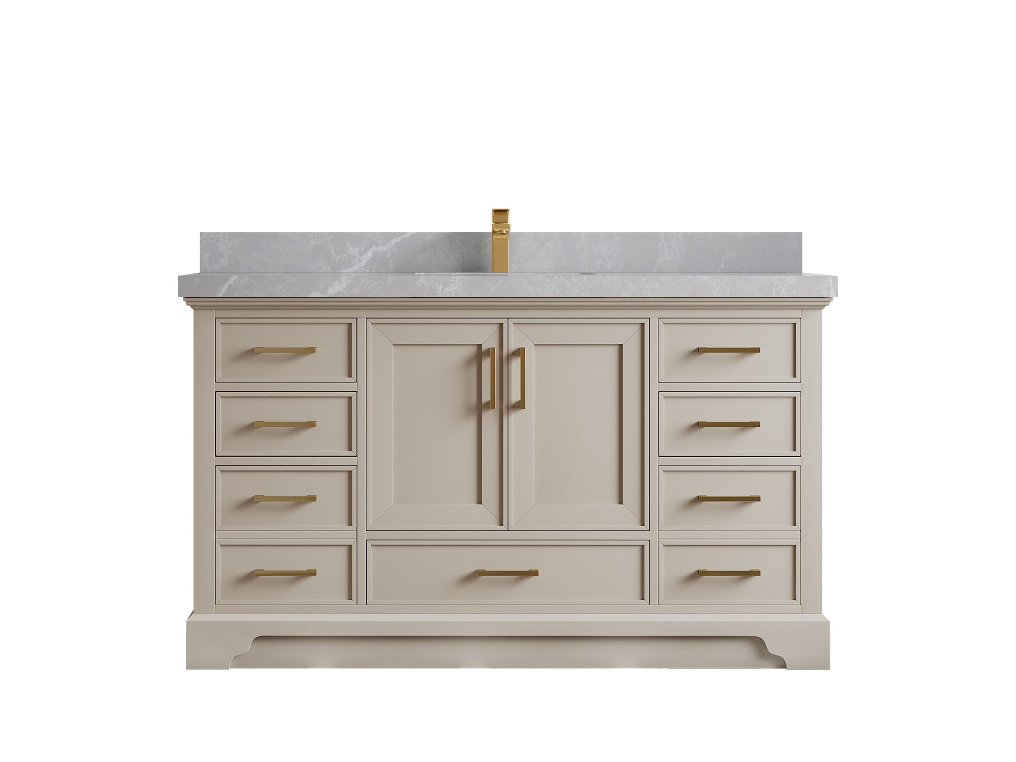 Charlotte 60 in. W x 22 in. D Single Sink Bathroom Vanity - Willow Bath and Vanity