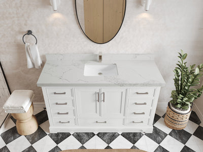 Charlotte 60 in. W x 22 in. D Single Sink Bathroom Vanity - Willow Bath and Vanity