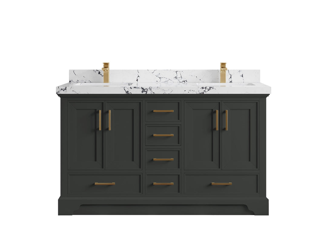 Charlotte 60 in. W x 22 in. D Single Sink Bathroom Vanity - Willow Bath and Vanity