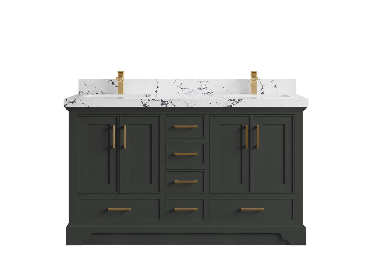 Charlotte 60 in. W x 22 in. D Single Sink Bathroom Vanity - Willow Bath and Vanity