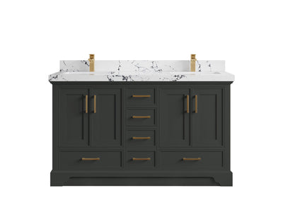 Charlotte 60 in. W x 22 in. D Single Sink Bathroom Vanity - Willow Bath and Vanity