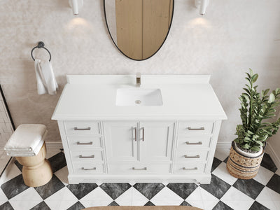 Charlotte 60 in. W x 22 in. D Single Sink Bathroom Vanity - Willow Bath and Vanity