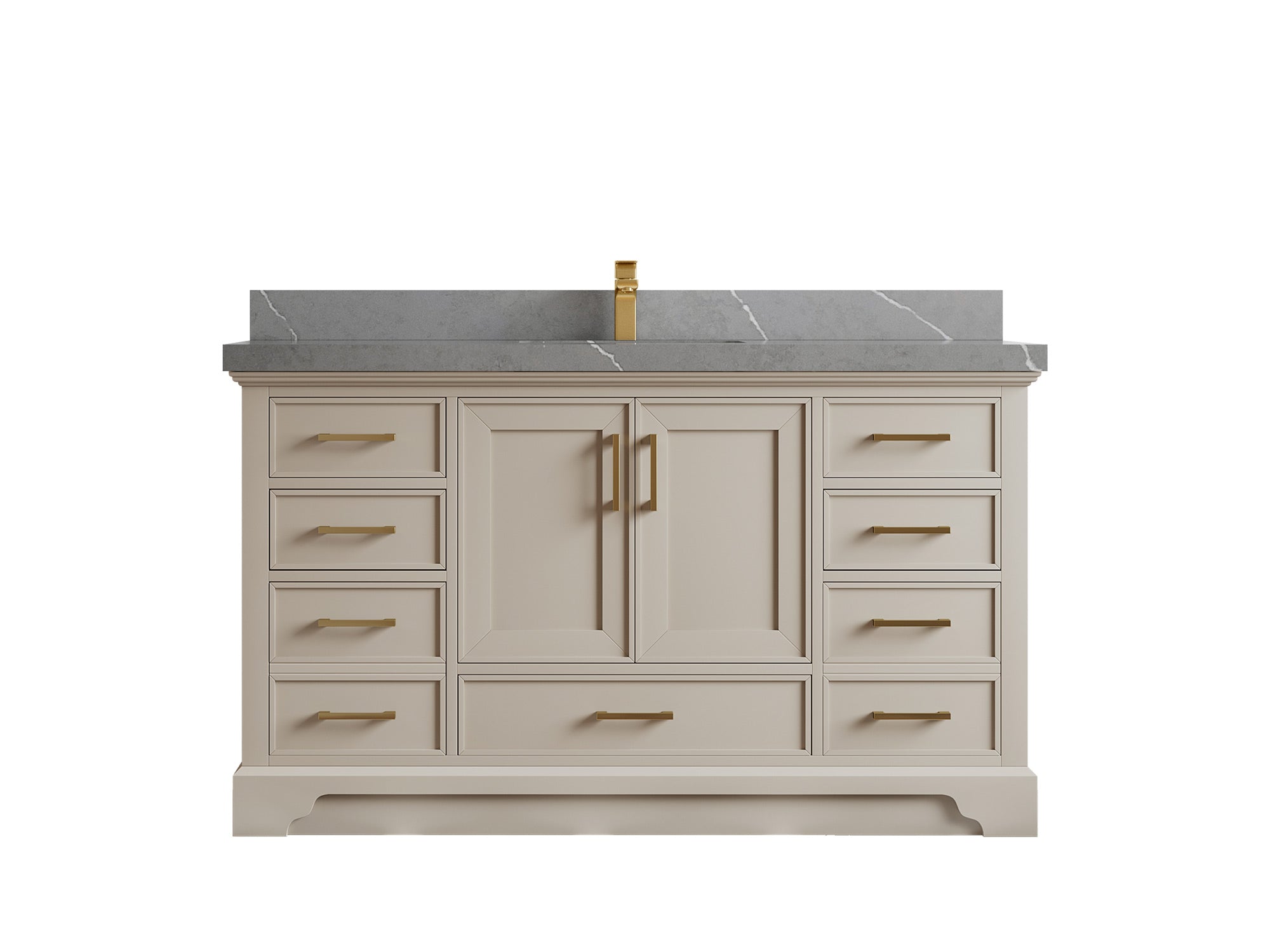 Charlotte 60 in. W x 22 in. D Single Sink Bathroom Vanity - Willow Bath and Vanity