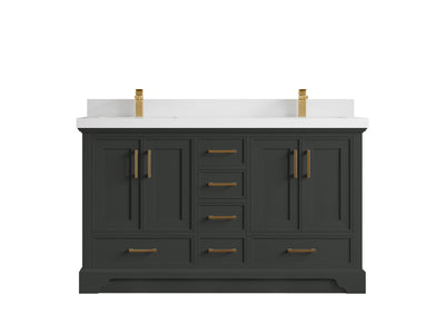 Charlotte 60 in. W x 22 in. D Single Sink Bathroom Vanity - Willow Bath and Vanity