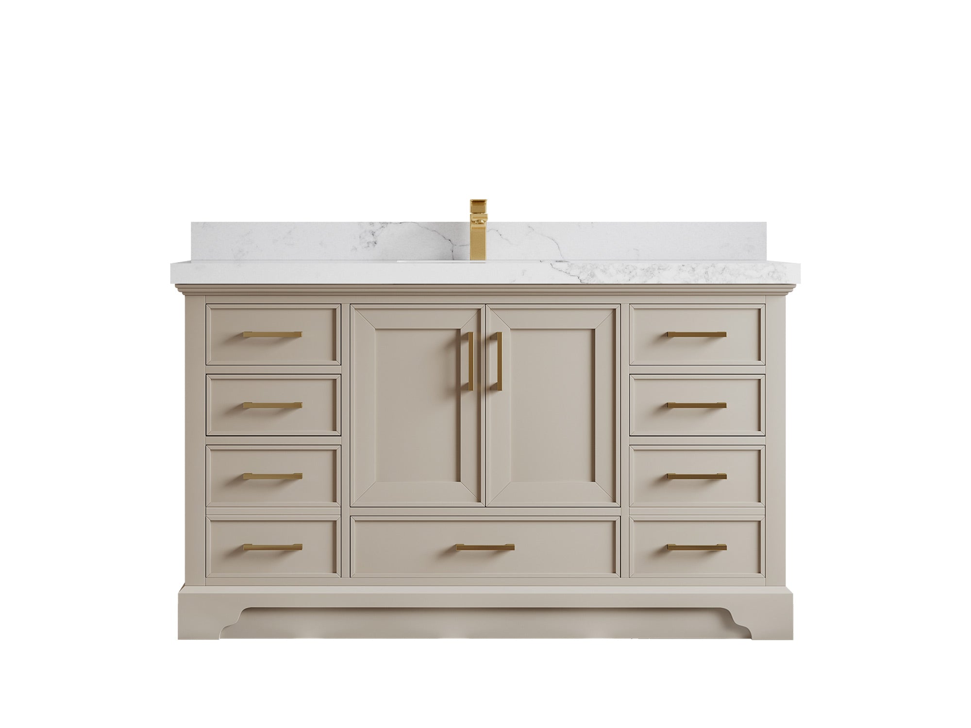 Charlotte 60 in. W x 22 in. D Single Sink Bathroom Vanity - Willow Bath and Vanity