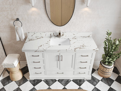 Charlotte 60 in. W x 22 in. D Single Sink Bathroom Vanity - Willow Bath and Vanity