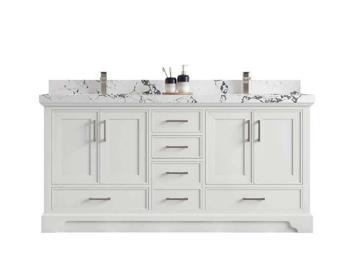 Charlotte 72 in. W x 22 in. D Double Sink Bathroom Vanity - photo 1