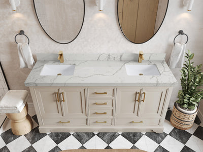 Charlotte 72 in. W x 22 in. D Double Sink Bathroom Vanity - Willow Bath and Vanity