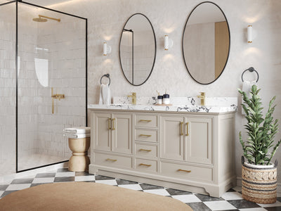 Charlotte 72 in. W x 22 in. D Double Sink Bathroom Vanity - Willow Bath and Vanity