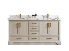 Charlotte 72 in. W x 22 in. D Double Sink Bathroom Vanity - photo 1