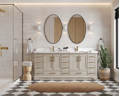Charlotte 80 in. W x 22 in. D Double Sink Bathroom Vanity - photo 1