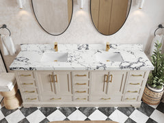 Charlotte 84 in. W x 22 in. D Double Sink Bathroom Vanity - photo 37
