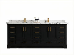 Charlotte 84 in. W x 22 in. D Double Sink Bathroom Vanity - photo 1