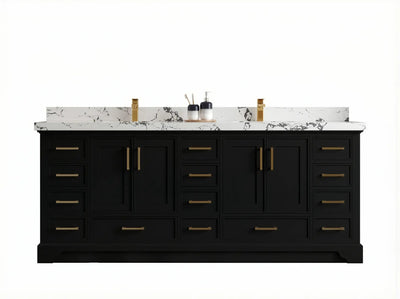 Charlotte 84 in. W x 22 in. D Double Sink Bathroom Vanity - Willow Bath and Vanity
