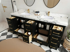 Charlotte 84 in. W x 22 in. D Double Sink Bathroom Vanity - photo 2