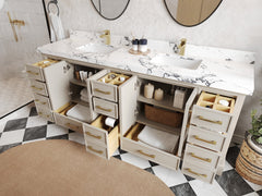 Charlotte 84 in. W x 22 in. D Double Sink Bathroom Vanity - photo 3