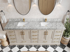 Charlotte 84 in. W x 22 in. D Double Sink Bathroom Vanity - photo 17