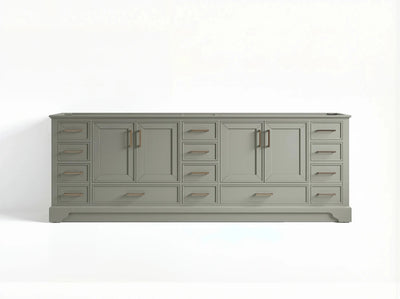 Charlotte 96 in W x 22 in D Free Standing Double Sink Bathroom Vanity - Willow Bath and Vanity