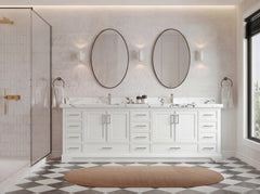 Charlotte 96 in W x 22 in D Free Standing Double Sink Bathroom Vanity - photo 5