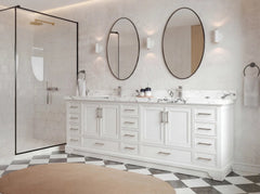 Charlotte 96 in W x 22 in D Free Standing Double Sink Bathroom Vanity - photo 2