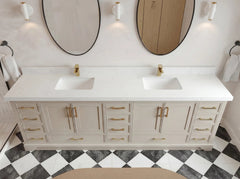Charlotte 96 in W x 22 in D Free Standing Double Sink Bathroom Vanity - photo 9