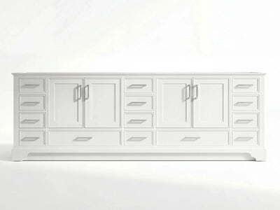Charlotte 96 in W x 22 in D Free Standing Double Sink Bathroom Vanity - Willow Bath and Vanity