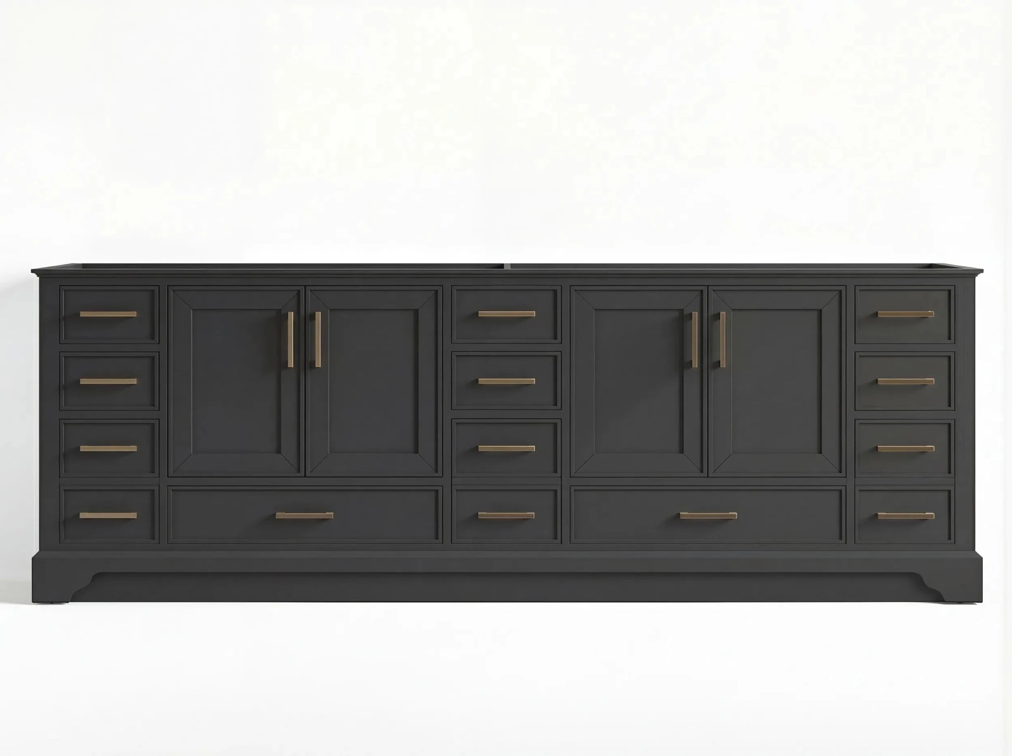 Charlotte 96 in W x 22 in D Free Standing Double Sink Bathroom Vanity - Willow Bath and Vanity