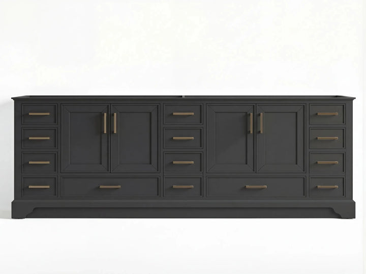Charlotte 96 in W x 22 in D Free Standing Double Sink Bathroom Vanity - photo 7