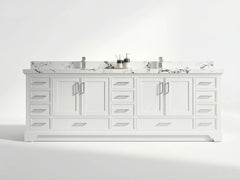 Charlotte 96 in W x 22 in D Free Standing Double Sink Bathroom Vanity - photo 1