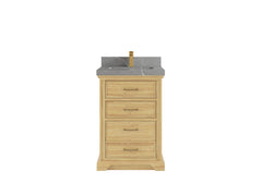 Charlotte Teak Wood 24 in. W x 22 in. D Single Sink Bathroom Teak Wood Vanity - photo 14