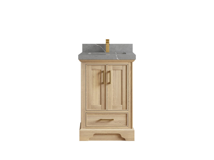 Charlotte White Oak 24 in. W x 22 in. D Single Sink Bathroom Vanity - photo 25
