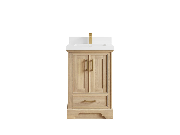 Charlotte White Oak 24 in. W x 22 in. D Single Sink Bathroom Vanity - photo 30