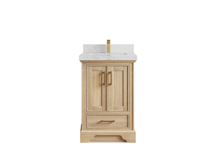 Charlotte White Oak 24 in. W x 22 in. D Single Sink Bathroom Vanity - photo 20