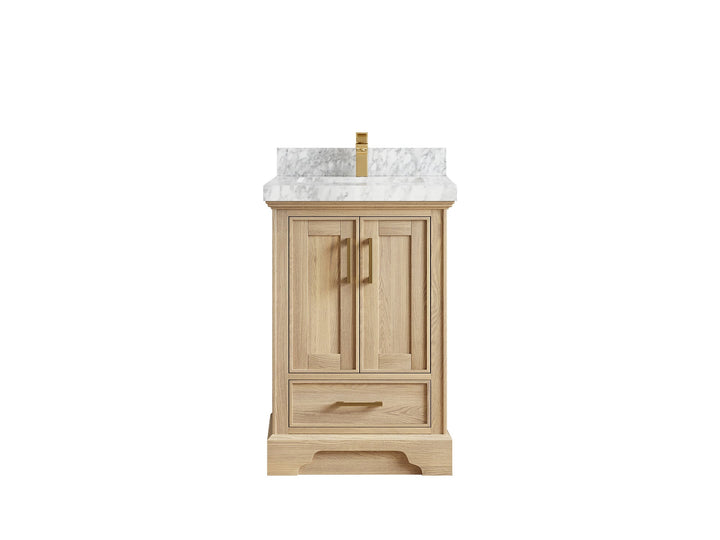 Charlotte White Oak 24 in. W x 22 in. D Single Sink Bathroom Vanity - photo 15