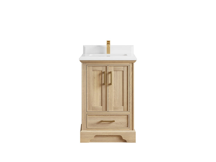Charlotte White Oak 24 in. W x 22 in. D Single Sink Bathroom Vanity - photo 14